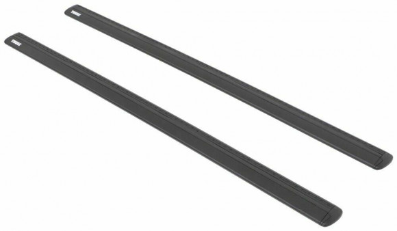 Vძირითადი საბარგულიThule Wing Bar (14cm) black მანქანისთვის სახურავზე საწვიმარი ღარებით