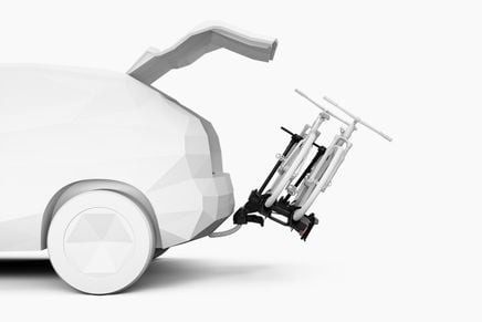 ველოსიპედის სამაგრი საბუქსირეზე Thule OUTPACE, 2 ცალი ველოსიპედის სამაგრი საბუქსირეზე Thule OUTPACE, 2 ცალი