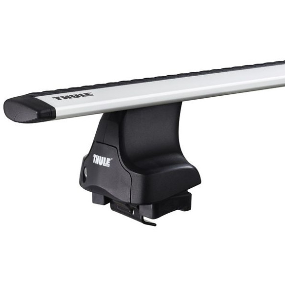 ძირითადი საბარგული Thule Rapid System WingBar მანქანისთვის სადა სახურავით