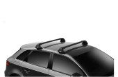 ძირითადი საბარგული Thule Clamp Edge Evo  მანქანისთვის სადა სახურავით,  ძირითადი საბარგული Thule Clamp Edge Evo  მანქანისთვის სადა სახურავით,
