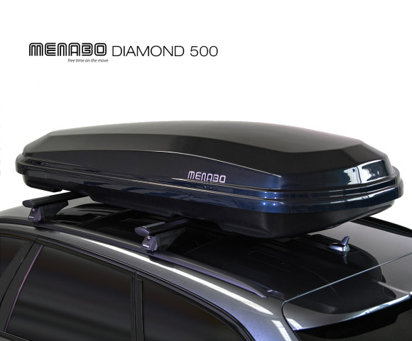 დახურული საბარგული Menabo Diamond 500 Black დახურული საბარგული Menabo Diamond 500 Black