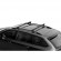 ძირითადი საბარგული NORDRIVE SILENZIO XL, შავი,140см მანქანისთვის სახურავზე რელინგებით 