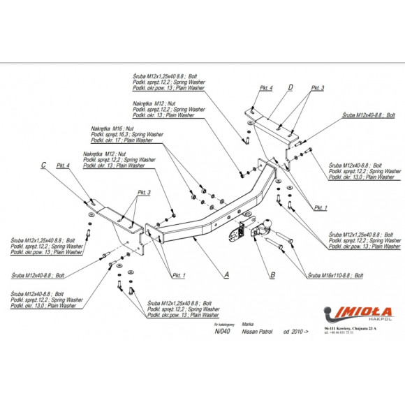 საბუქსირე IMIOLA N/040, Nissan Patrol, 2010- საბუქსირე IMIOLA N/040, Nissan Patrol, 2010-