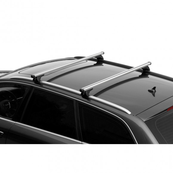 ძირითადი საბარგული NORDRIVE EVOS HELIO L, 127см მანქანისთვის ინტეგრირებული რელინგებით ALU