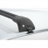 ძირითადი საბარგული NORDRIVE SILENZIO CX edgeBar მანქანისთვის ინტეგრირებული რელინგებით შავი