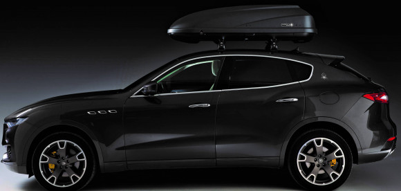 დახურული საბარგული MODULA TRAVEL EASY black glossy