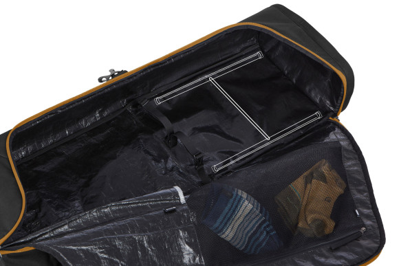 ჩანთა თხილამურებისთვის გორგოლაჭებით Thule RoundTrip Thule RoundTrip 192, Black