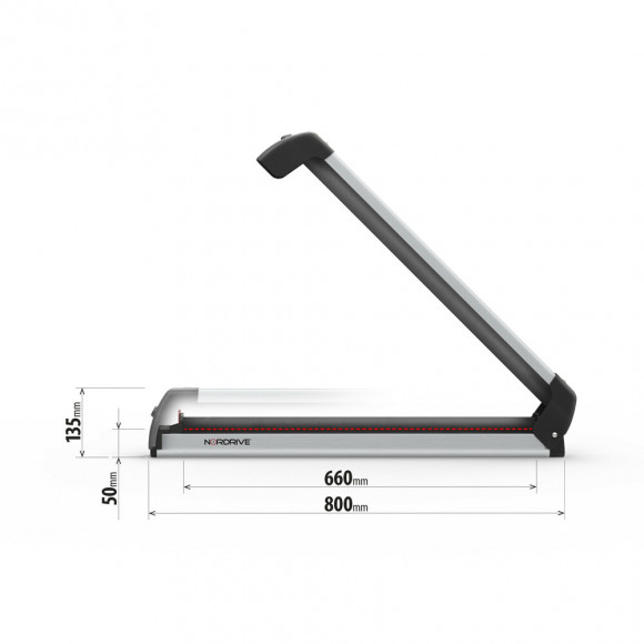 თხილამურების სამაგრები NORDRIVE Pro-Slider 6 წყვილი, ალუმინი