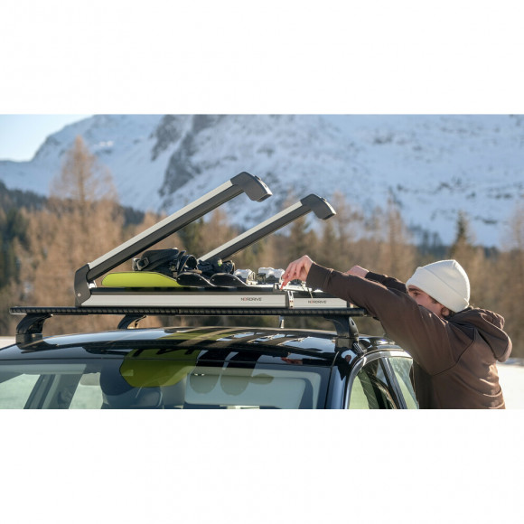 თხილამურების სამაგრები NORDRIVE Pro-Slider 6 წყვილი, ალუმინი