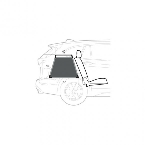 გალია ძაღლის ტრანსპორტირებისთვის LAMPA №6, 55 x 77 x H 60 cm გალია ძაღლის ტრანსპორტირებისთვის LAMPA №6, 55 x 77 x H 60 cm