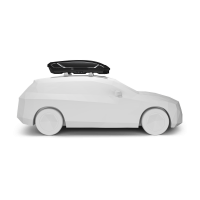 დახურული საბარგული Thule Motion 3  M black glossy