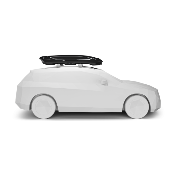 დახურული საბარგული Thule Motion 3 XL Low black glossy