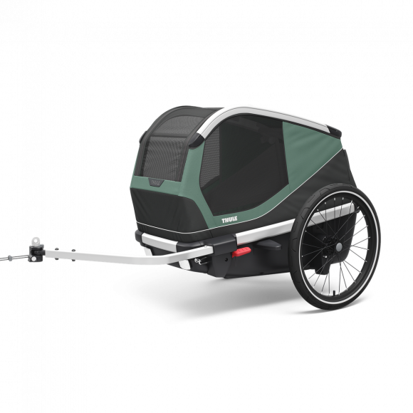 Thule Bexey L, велоприцеп для перевозки собак, зеленый 