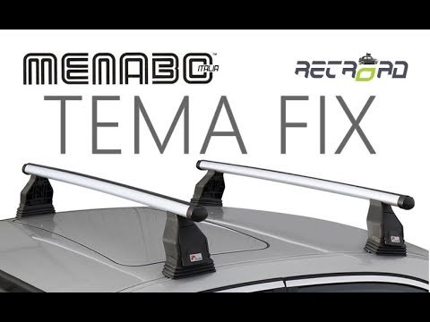 ძირითადი საბარგული MENABO TEMA 118სმ, მანქანისთვის სამონტაჟო წერტილებით ALU