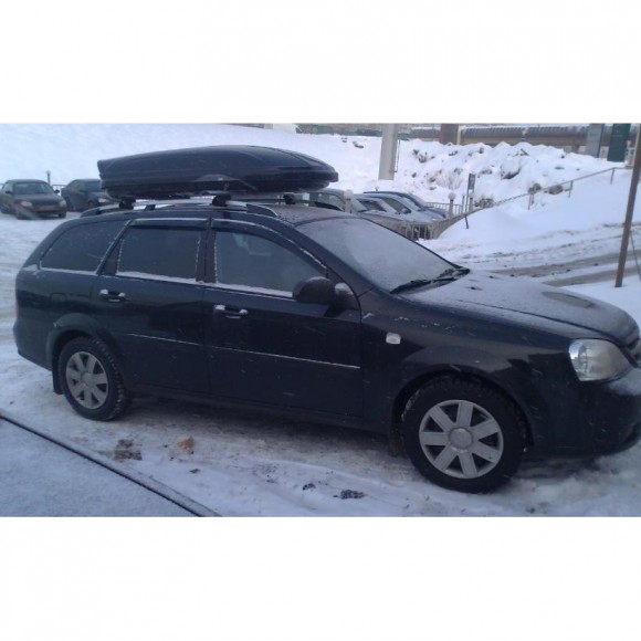 დახურული საბარგული Menabo Mania DUO 460 black დახურული საბარგული Menabo Mania DUO 460 black